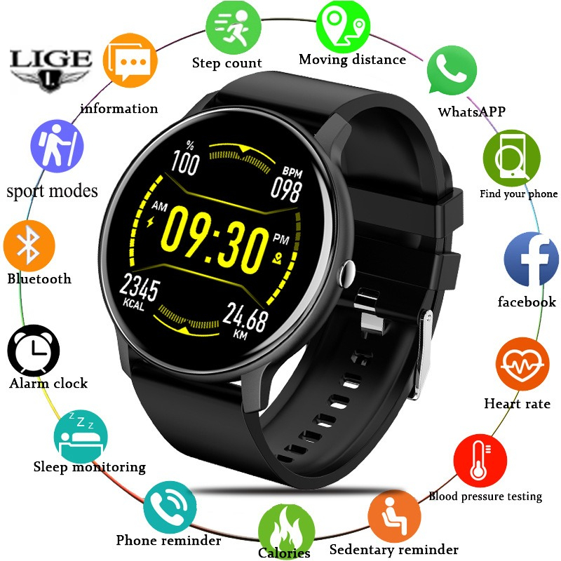 LIGE Brand Smart Watch Women M - Smartwatch Watches Brands For Women ulasan dan harga