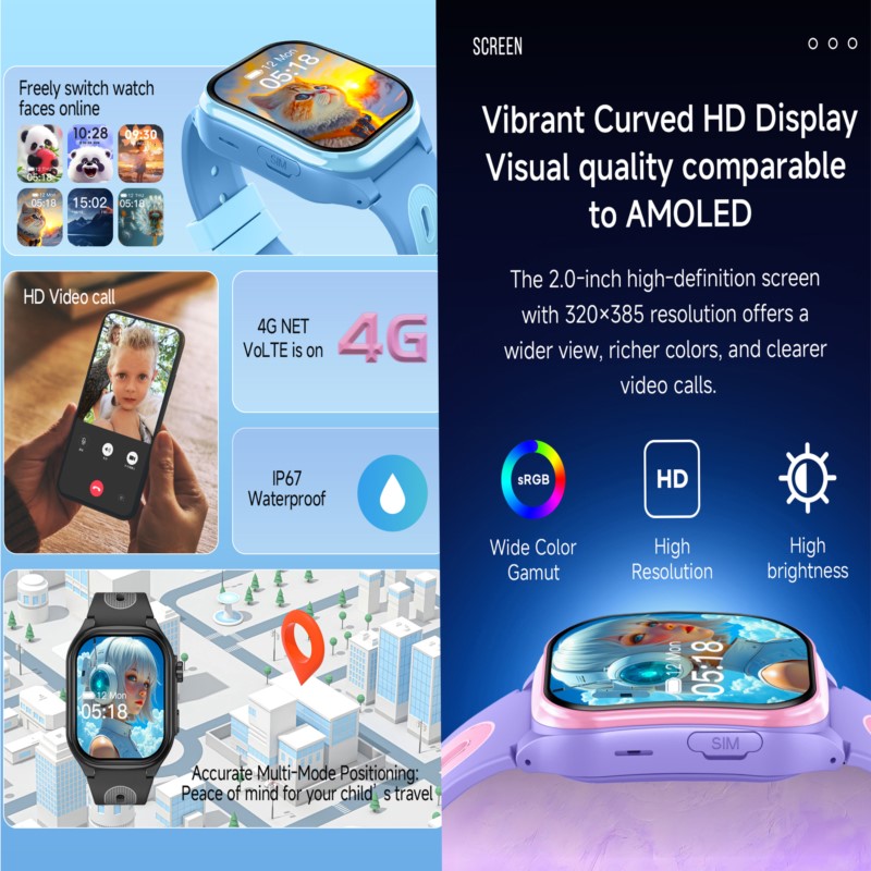 4G Smart Watch Kids 2.0 Inch H - Smartwatch Watches For Kids ulasan dan harga