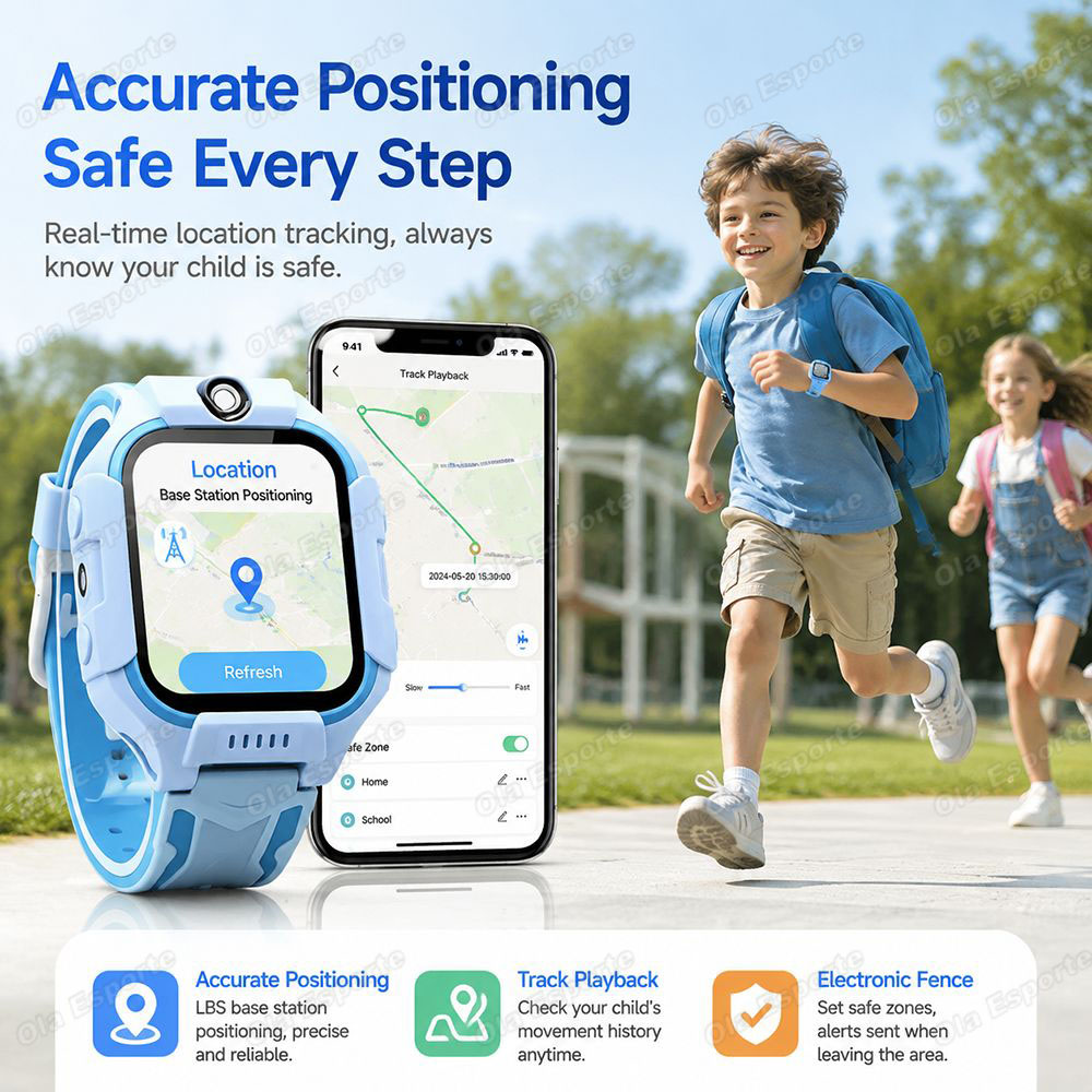 2027 New 2G/5G Kids Smart Watc - Smartwatch Watches For Kids ulasan dan harga