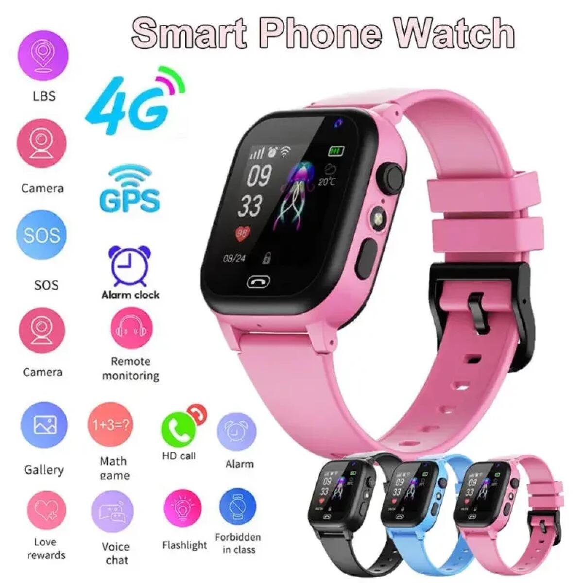 Kids Smart Watch 4G Multifunct - Smartwatch Watches For Kids ulasan dan harga
